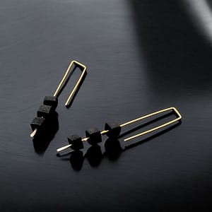 Saga guld kube ørering